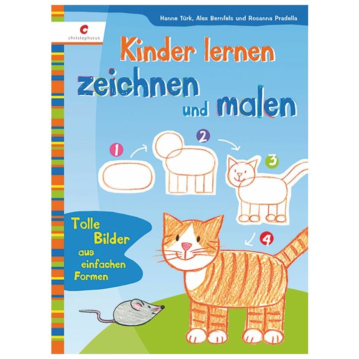 Kinder lernen zeichnen und malen