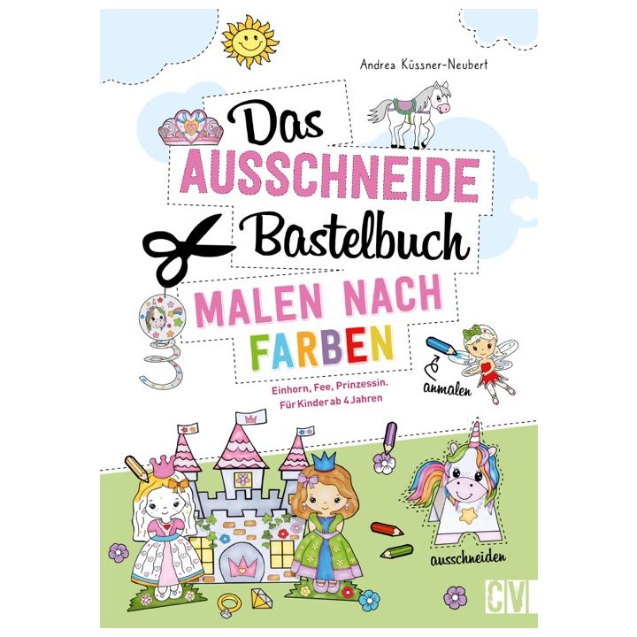Das Ausschneide-Bastelbuch Malen nach Farben