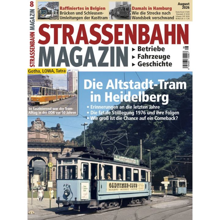 Stra&szlig;enbahn Magazin 8/2026