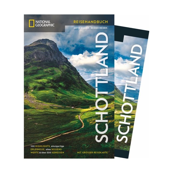 NATIONAL GEOGRAPHIC Reisehandbuch Schottland mit Maxi-Faltkarte
