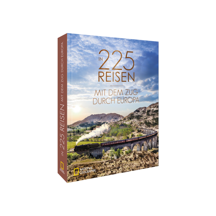 In 225 Reisen mit dem Zug durch Europa