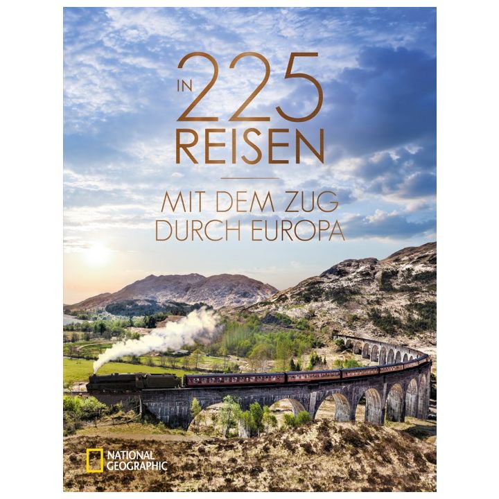 In 225 Reisen mit dem Zug durch Europa