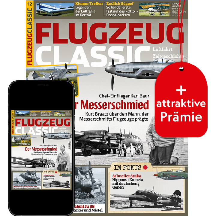 Flugzeug Classic Testabo &bdquo;Plus&ldquo; mit Geschenk f&uuml;r Sie