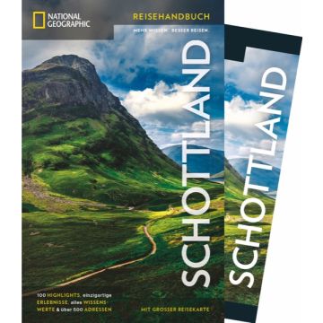 NATIONAL GEOGRAPHIC Reisehandbuch Schottland mit Maxi-Faltkarte