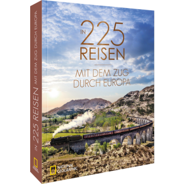 In 225 Reisen mit dem Zug durch Europa
